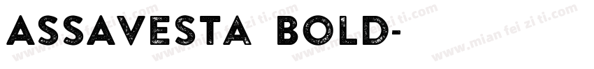 ASSAVesta Bold字体转换